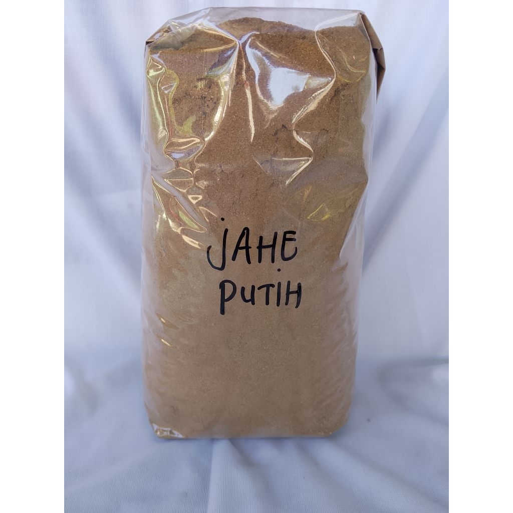 

bubuk jahe putih kemasan 1 kg Tampa campuran