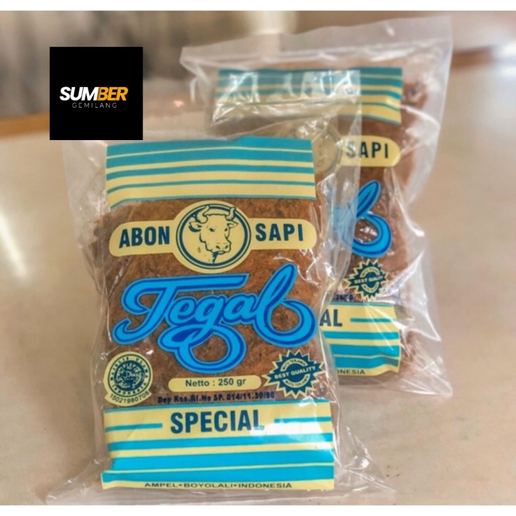 

abon sapi tegal spesial 250 gram abon sapi tegal spesial biru 250 gram