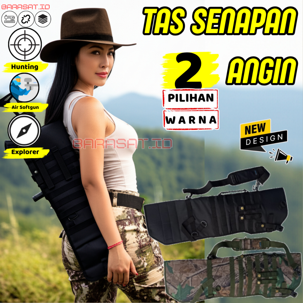 Tas PCP Ghost Warrior Holder Carrier Multi Pump Design RIngkas Bisa dilipat