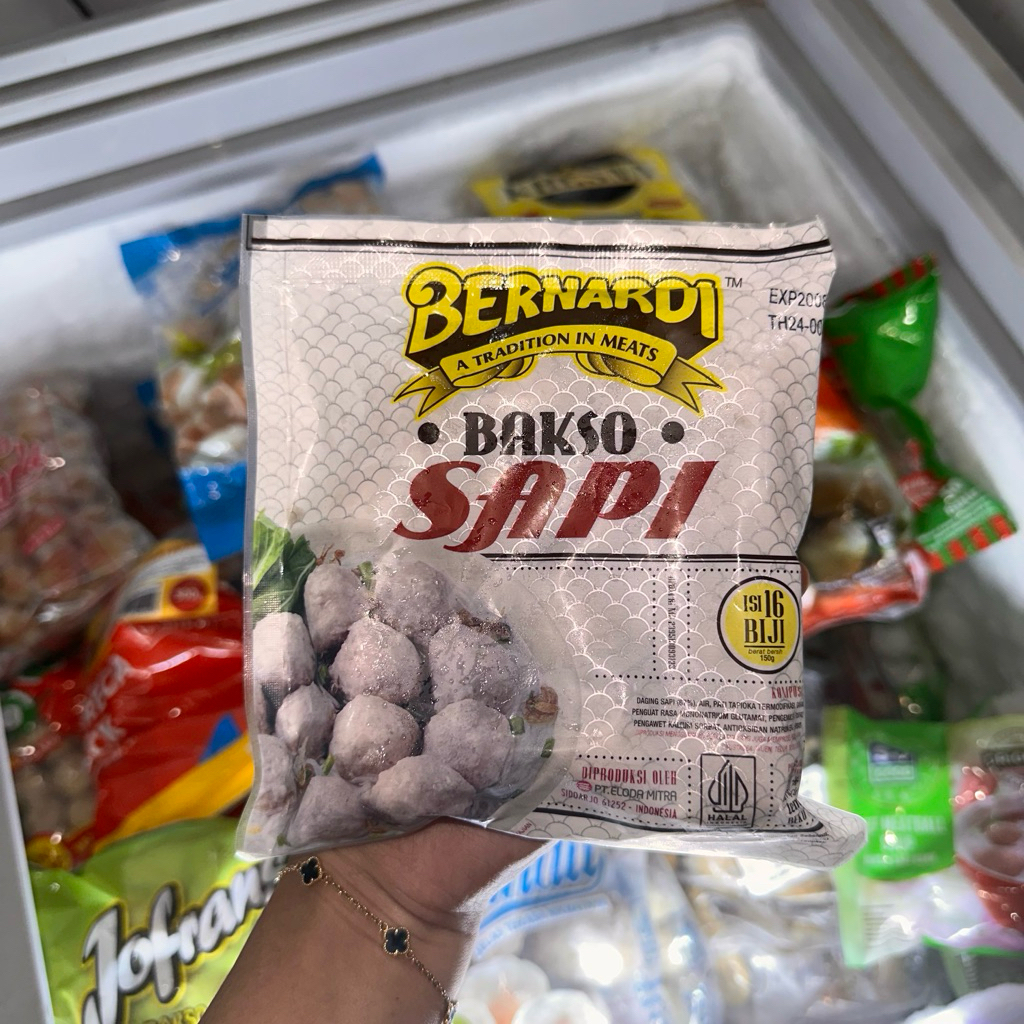

BERNARDI PREMIUM bakso sapi isi 16pcs
