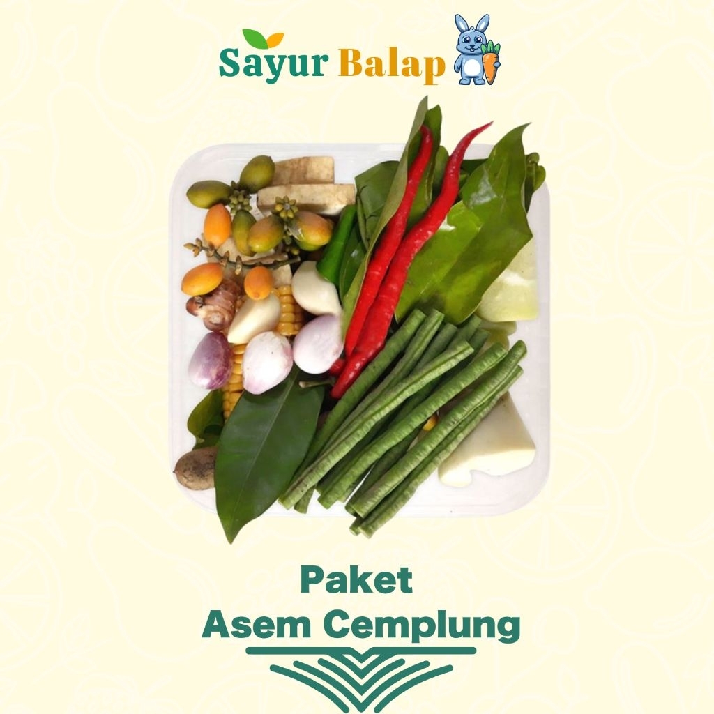 

Paket Sayur Sop Cemplung - Sayur Balap Lampung
