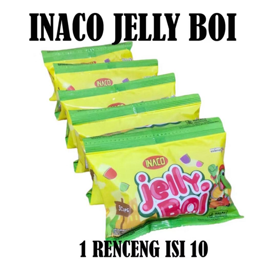 

(CUSTOM BARANG LAIN CHAT ADMIN HARGA LEBIH MURAH ) INACO JELLY BOI RENCENG ISI 10