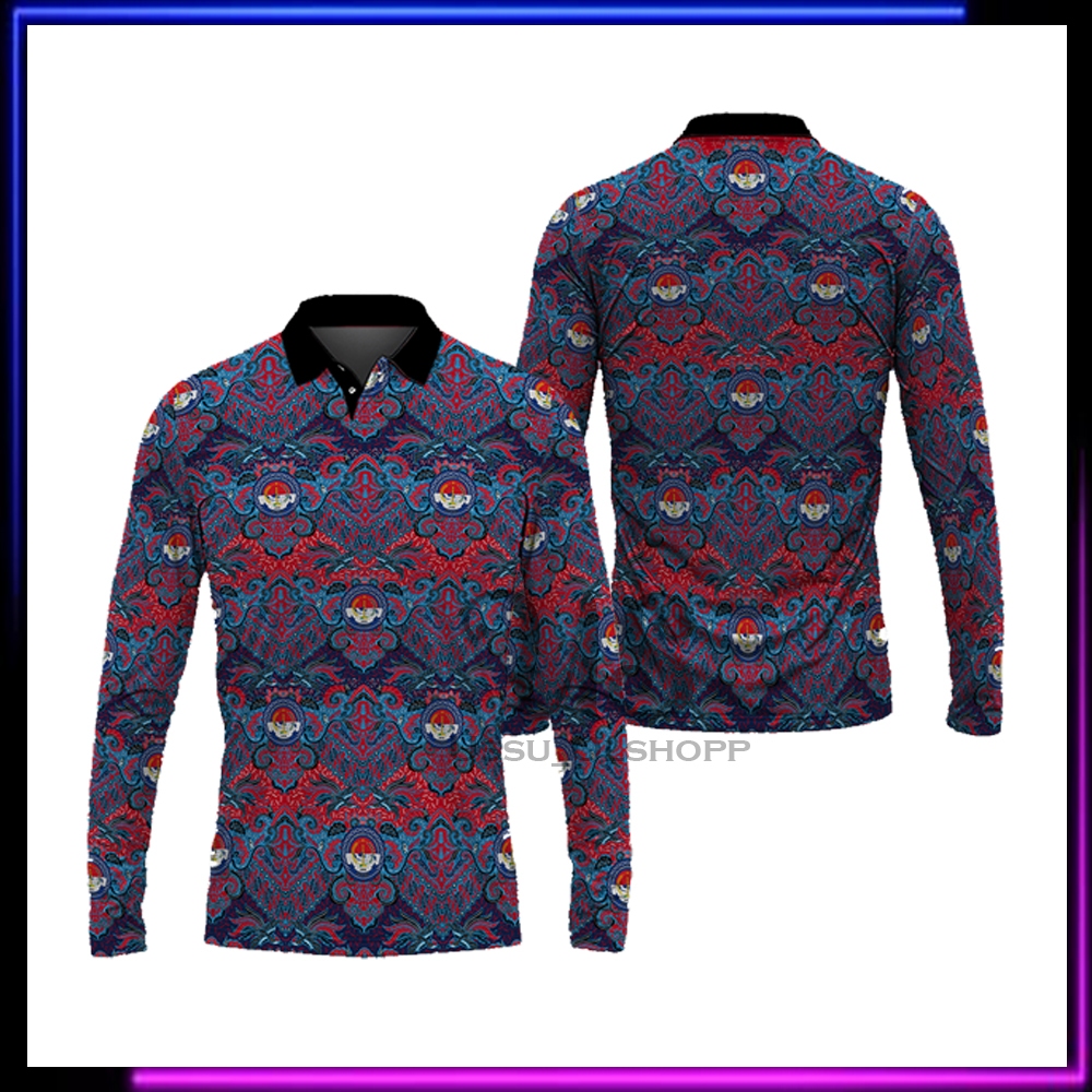 Baju Batik PPDI Kaos Polo Pria Batik PPDI (Persatuan Perangkat Desa Indonesia) Printing