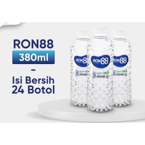 

RON 88 380ML AIR MINUM KEMASAN 1 DUS ISI 24 BOTOL / AIR MINUM RON88 380 ML