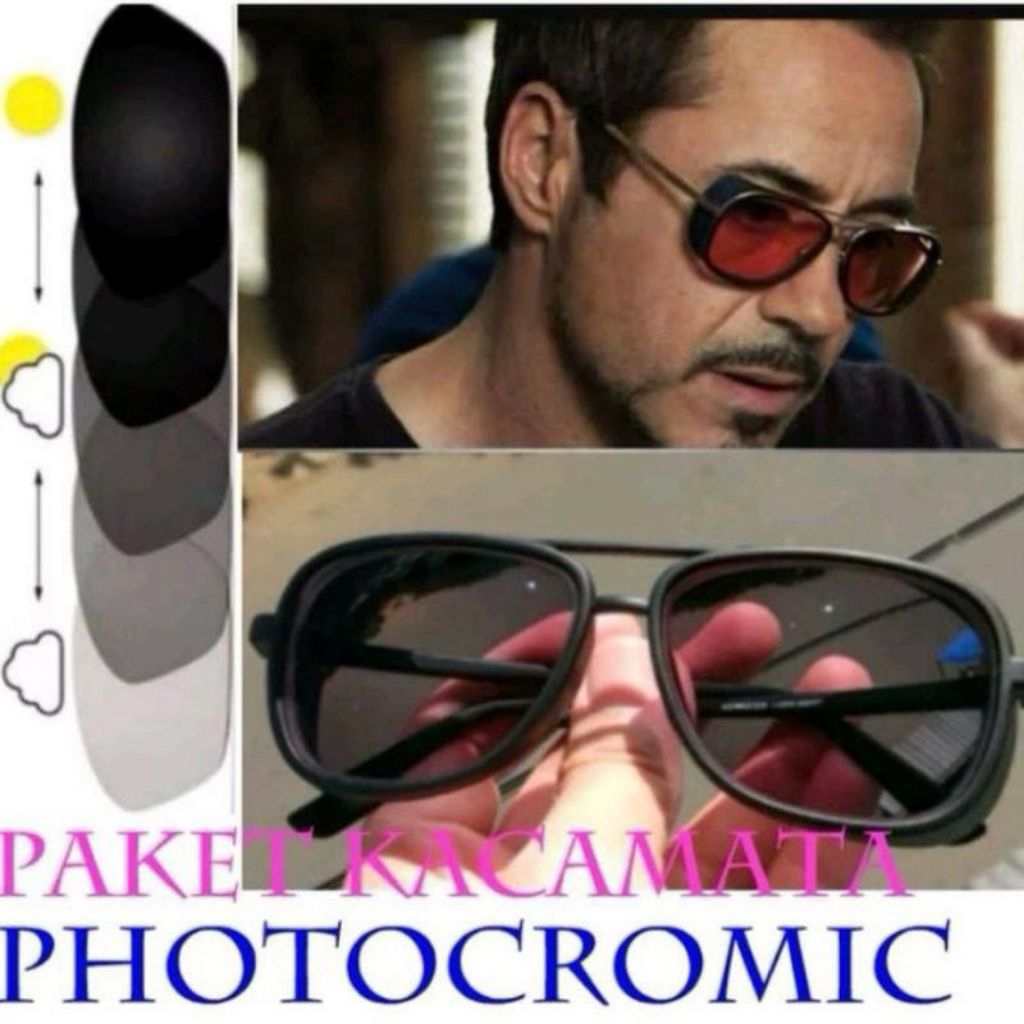 KACAMATA SAFETY ANTI DEBU&ANGIN BiSALENSA PHOTOCROMIC / BLUECROMIC | NORMAL | MINUS | CYL |PLUS Blue