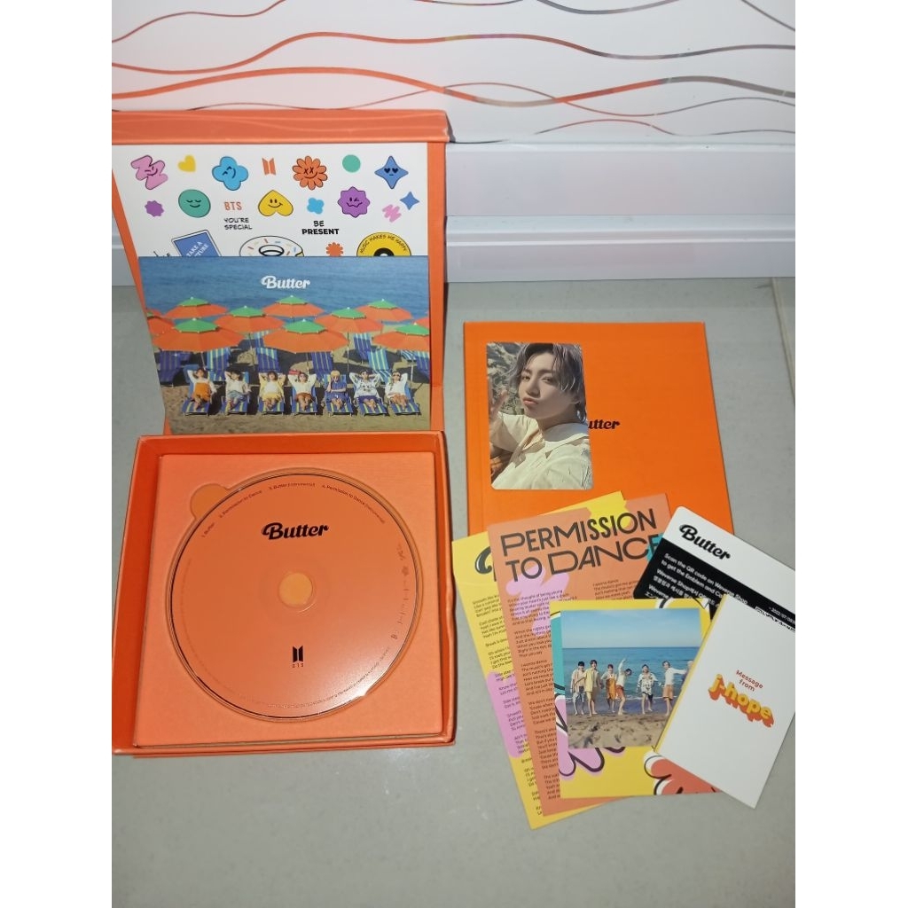 Album BTS Butter Peaches & Cream Unsealed Fullset PC Jungkook
