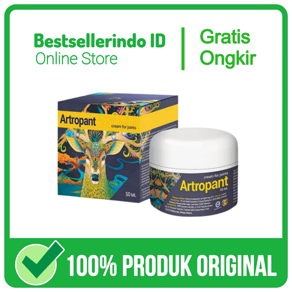 Artropant Cream Salep Nyeri Otot Tulang Sendi Keseleo Asli Original Resmi BPOM