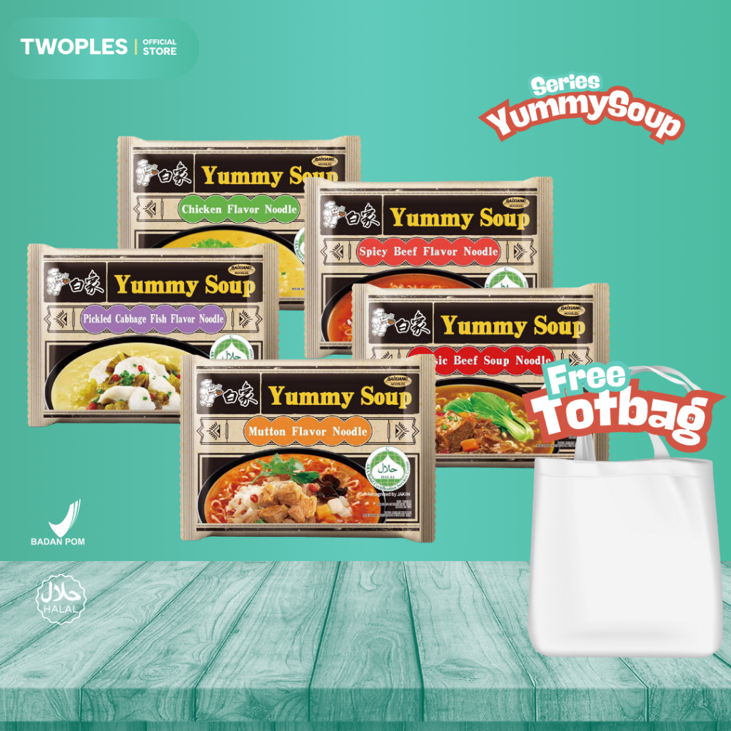 

BAIXIANG - Mie Instan Yummy Soup Series Bundle PROMO!!