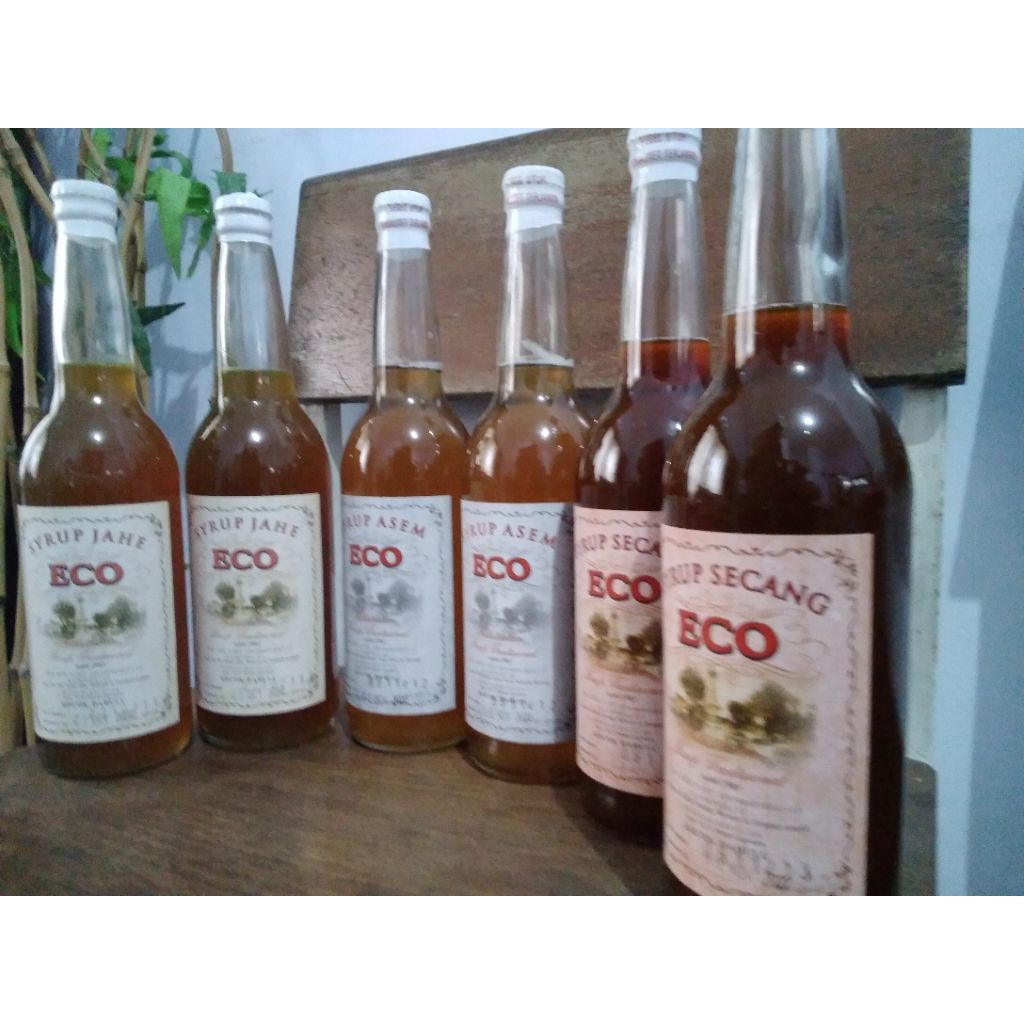 

Sirup Jahe, Secang, Asem ECO