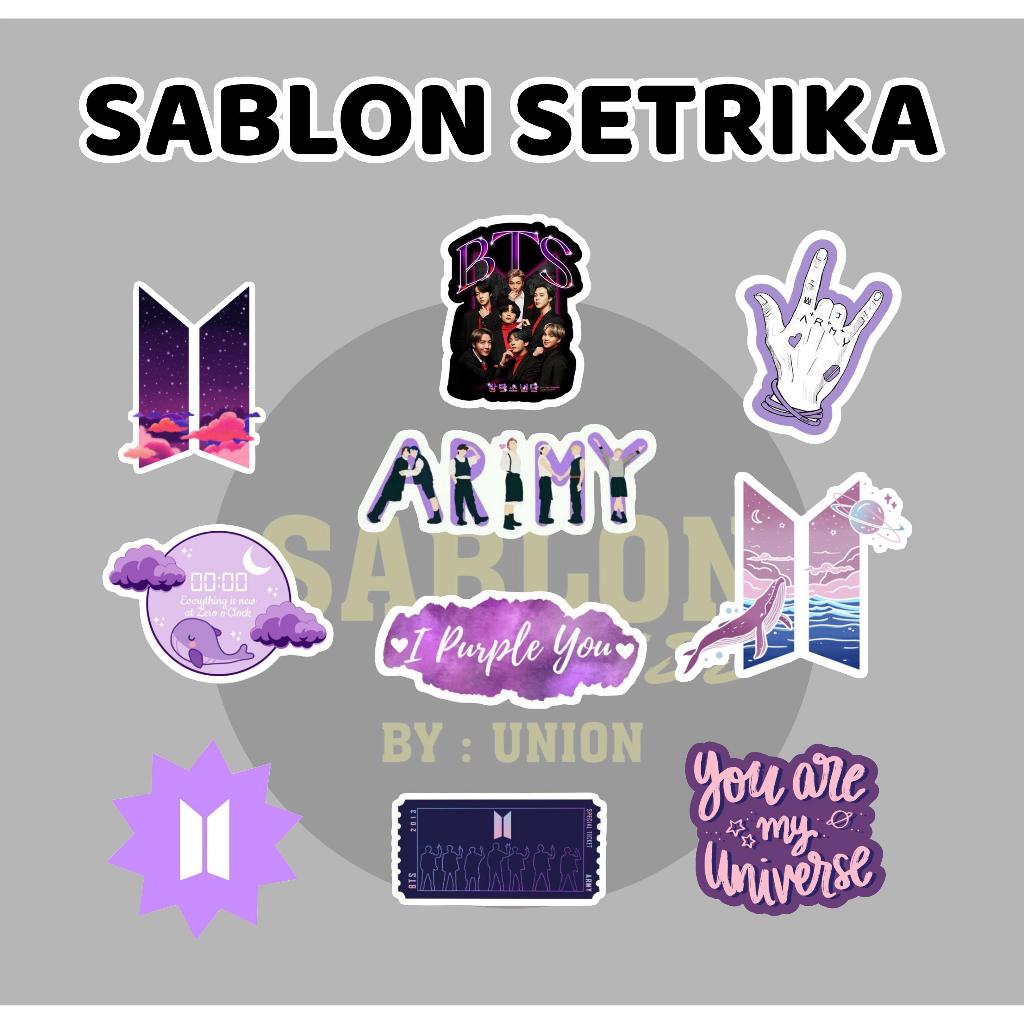 

SABLON SETRIKA / SABLON DTF BTS BT21