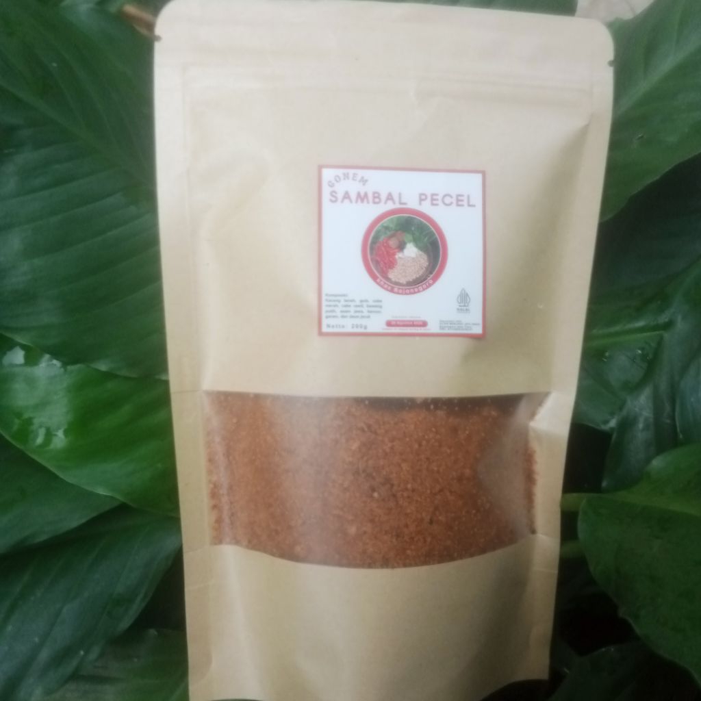 

Sambal Pecel bumbu pecel bumbu kacang Murah enak 200g tanpa pengawet dan pemanis buatan