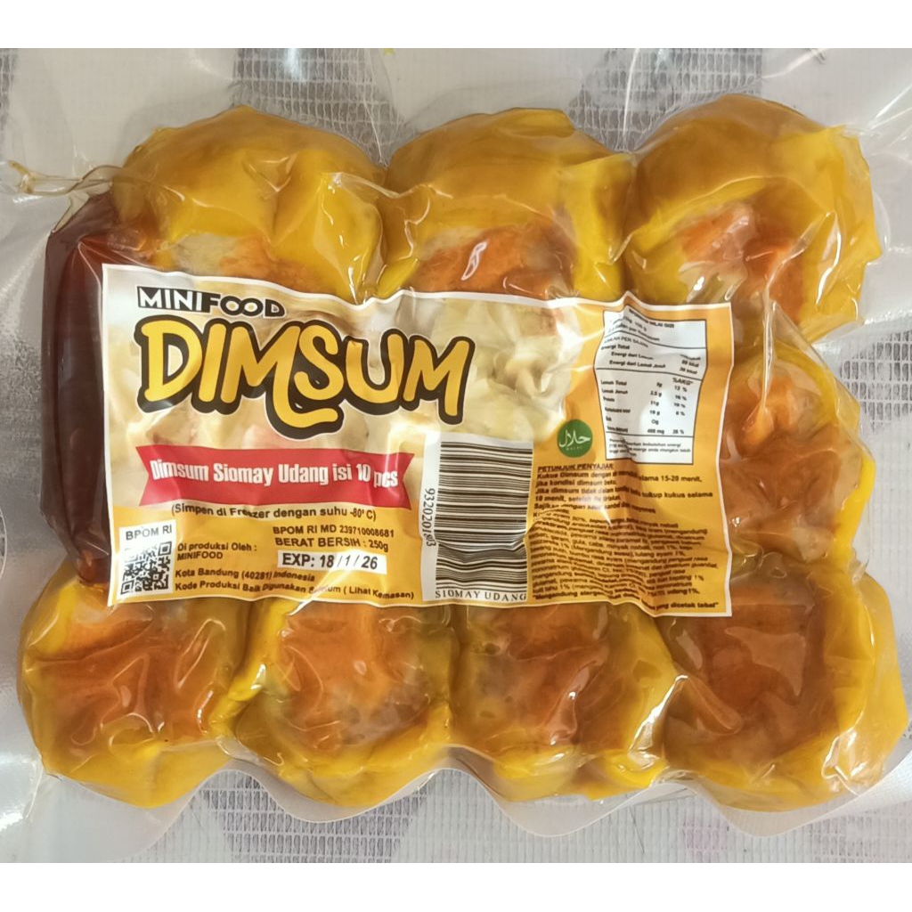 

Mini Food Dimsum varian udang