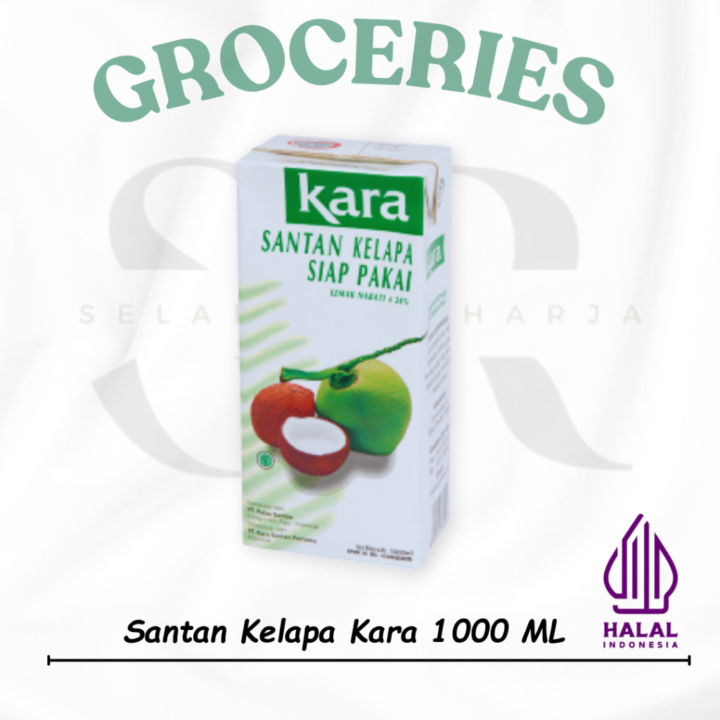 

Kara Santan Kelapa 1000 ml / 1 liter - Selarasmeatshop