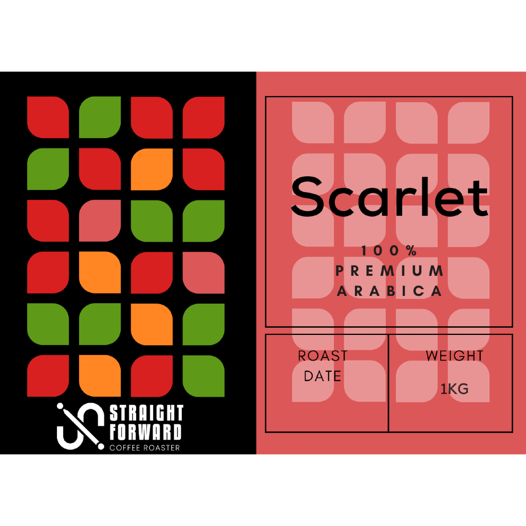 

SCARLET - 100% Arabica Premium House blend - 1KG