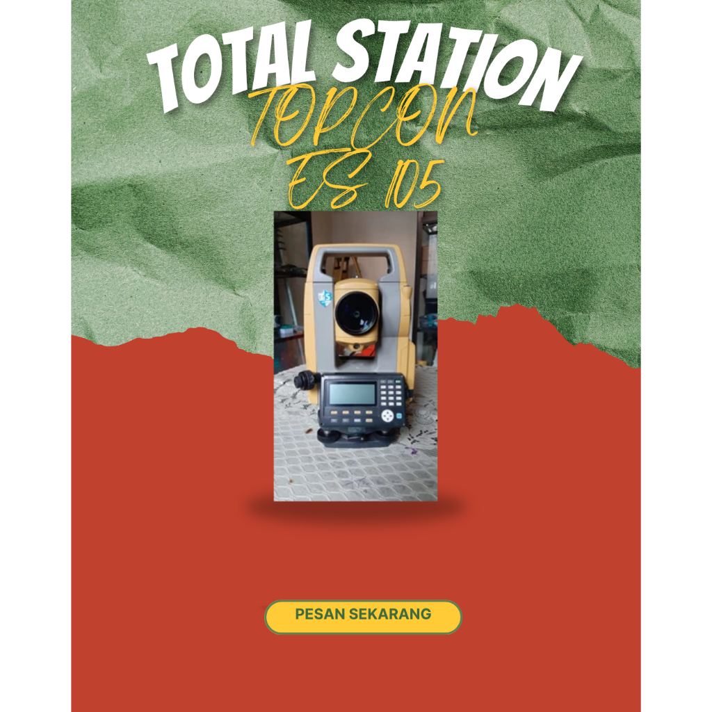 Total Station Topcon ES 105 Bekas / Topcon Es 105