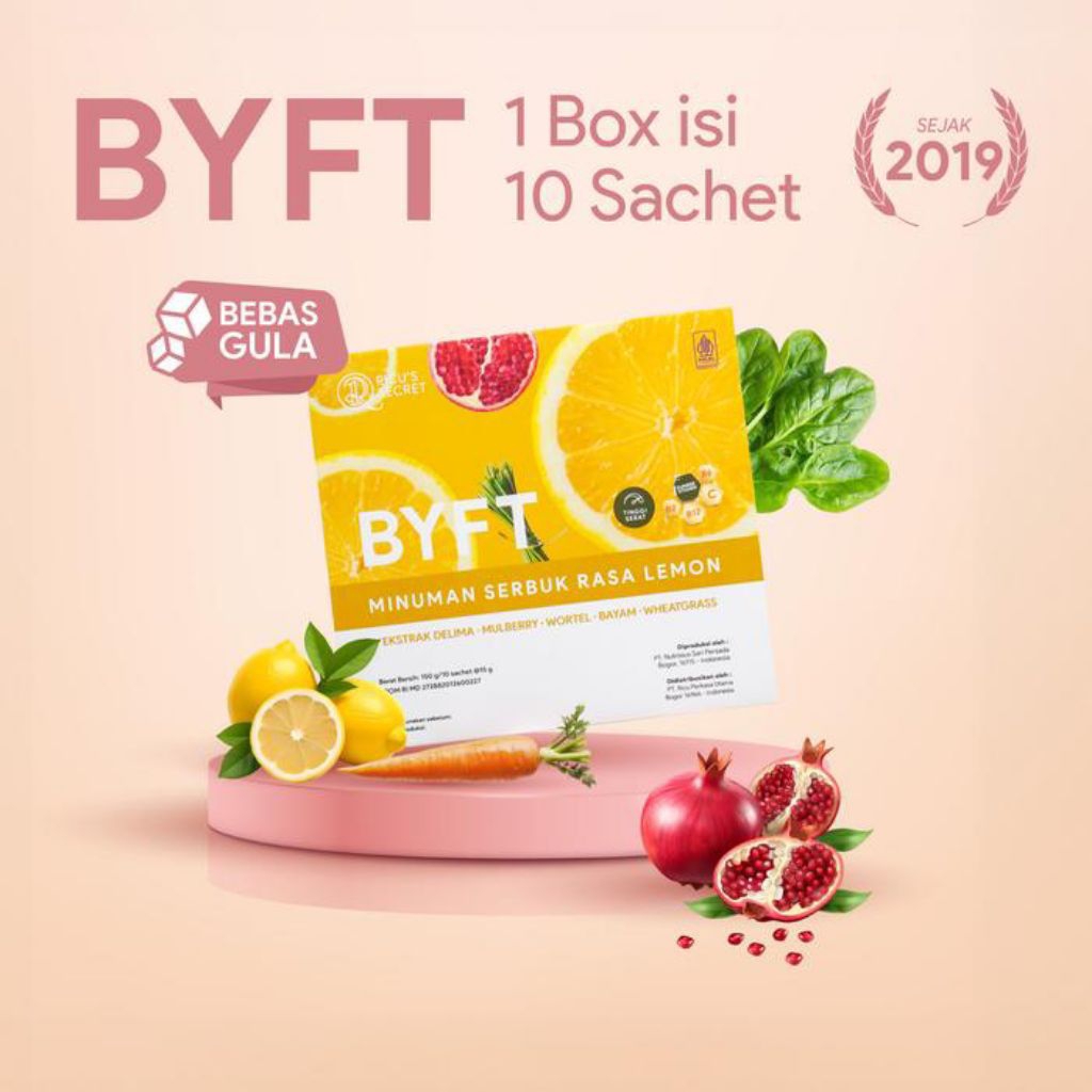 

[Ricu's Secret] BYFT Drink Rasa Lemon