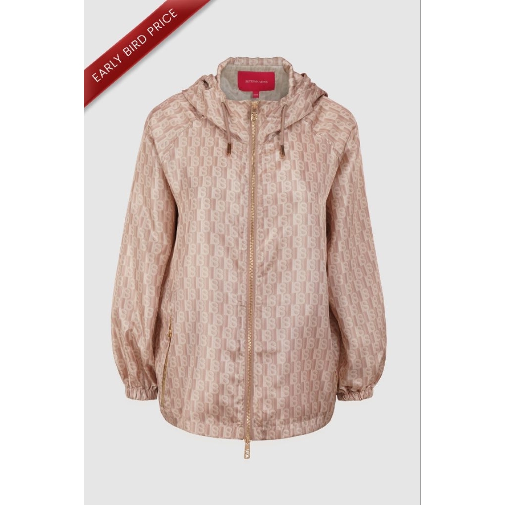 Leena Monogram Jacket Buttonscarves