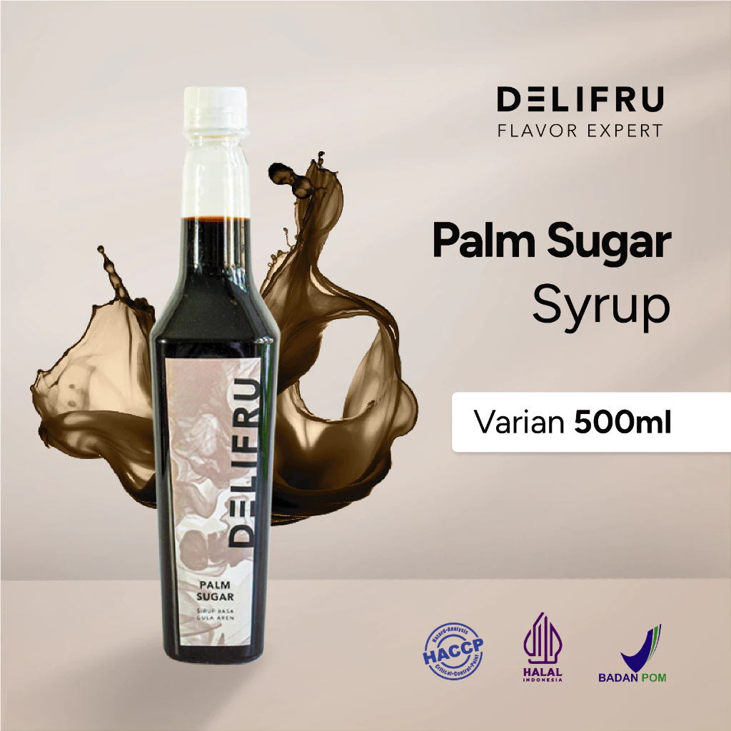 

Syrup PALM SUGAR Delifru | Sirup Gula Aren Cair Premium 500 ml