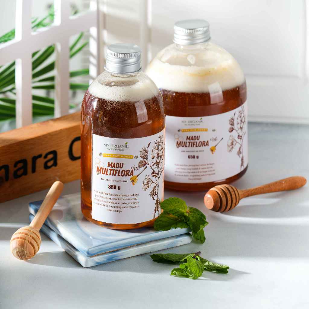 

My Organik Madu Multiflora 350g Murni Asli Nectar Berbagai Jenis Bunga Original Asli Tanpa Campuran