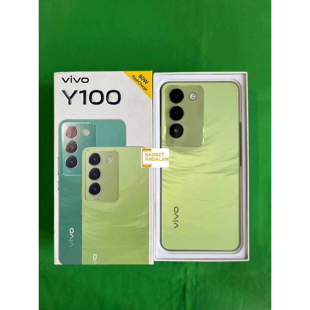 vivo y100 4g 8/256gb second fullset garansi