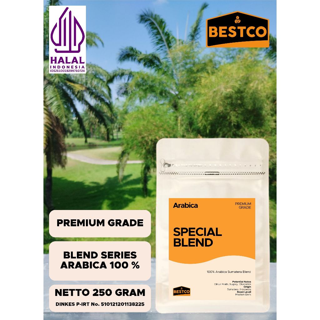 

Kopi Bestco Premium Arabica Special Blend 250 gr