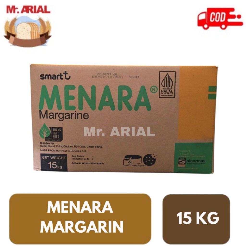 

MENARA MARGARIN 15KG / Mentega Menara 15kg