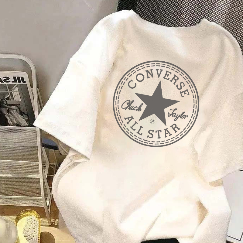 PG-Toko Pakaian Kaos lengan pendek putih serbaguna sederhana gaya EIGER\Baju Oversize Pria\kaos cowo