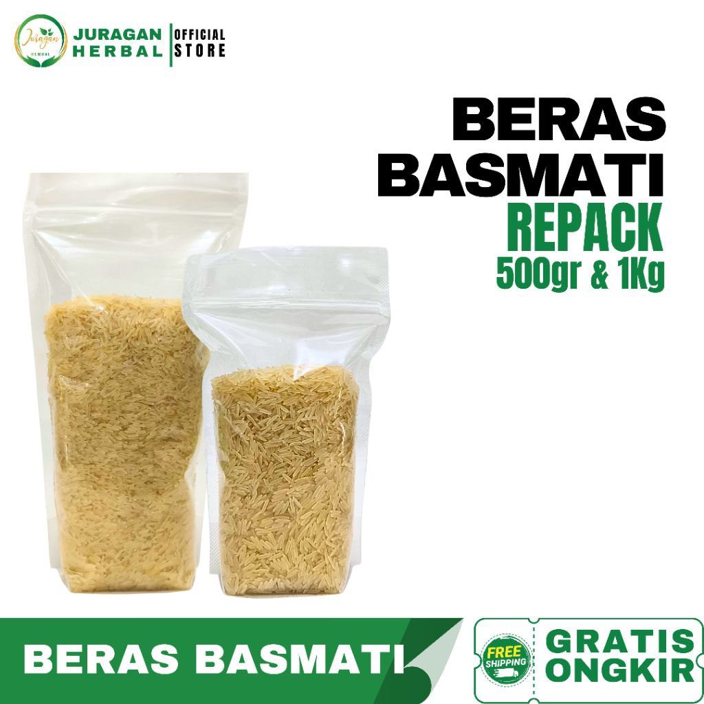 

Beras Basmati Repack | 500gr & 1Kg