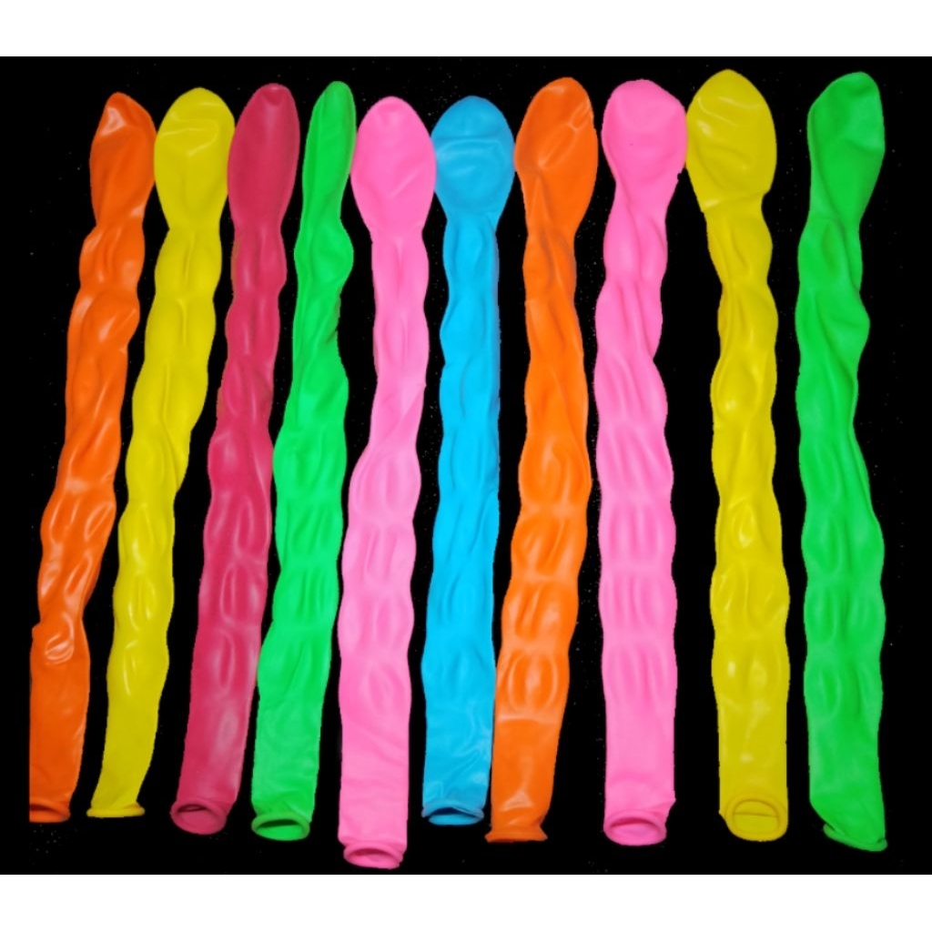 20 pcs balon tiup panjang/balon kacang besar