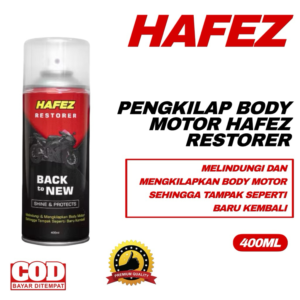 PROMO Pengkilap Body Motor Hafez Penghitam Body Motor Hafez Pengkilap Motor Penghitam Motor Hafez Bi