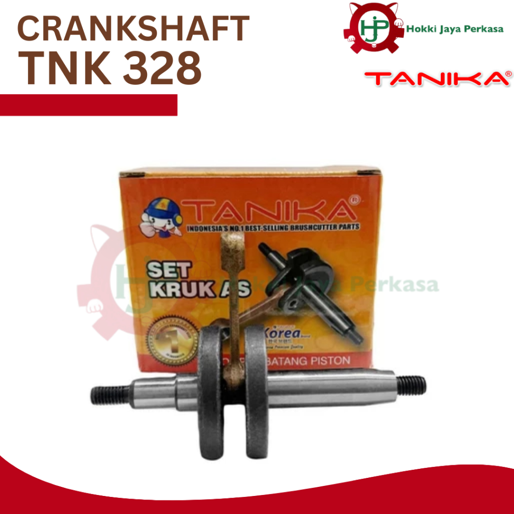 Tanika Original Crankshaft Brushcutter TNK 328 / Tanika Sparepart Crankshaft TNK 328 Mesin Potong Ru