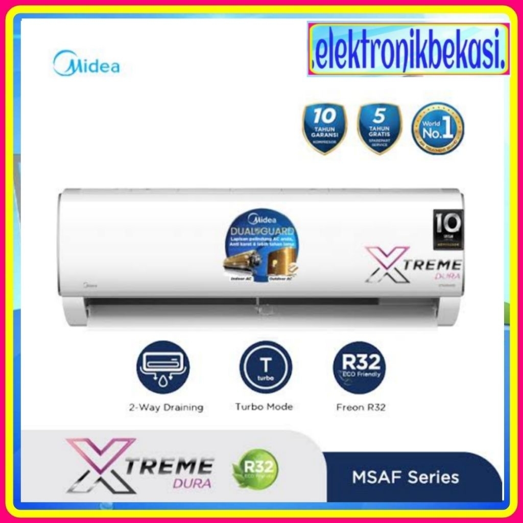 AC MIDEA MSAF 18 CRN2 / AC MIDEA 2PK MSAF 18CRN2 / MIDEA MSAF-18CRN2 AC 2 PK