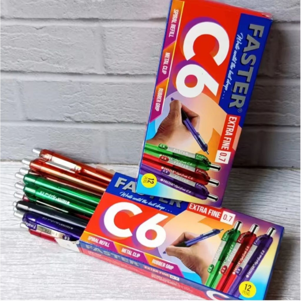 

SATUAN - PULPEN FASTER C6 EXTRA FINE BALLPOINT 0.7mm