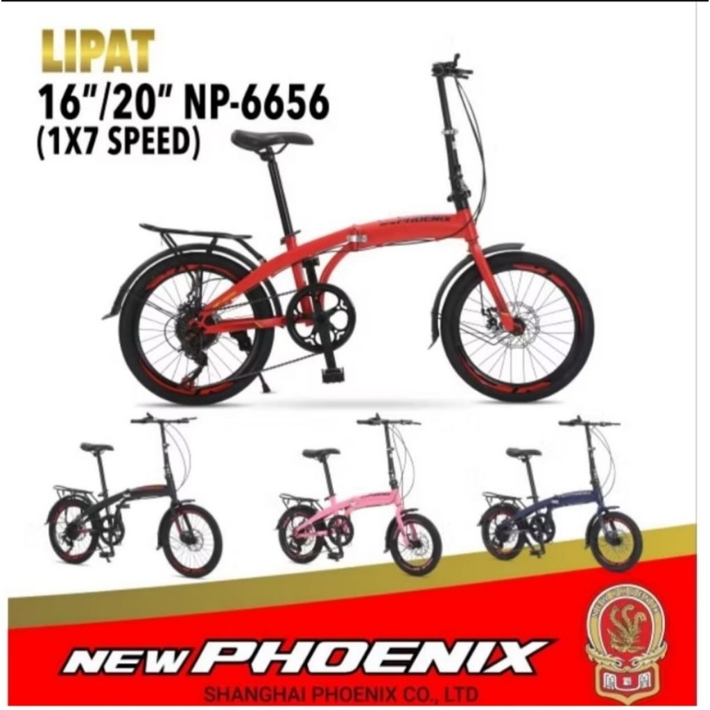 Sepeda Lipat 20 Inch NEW PHOENIX BY PACIFIC