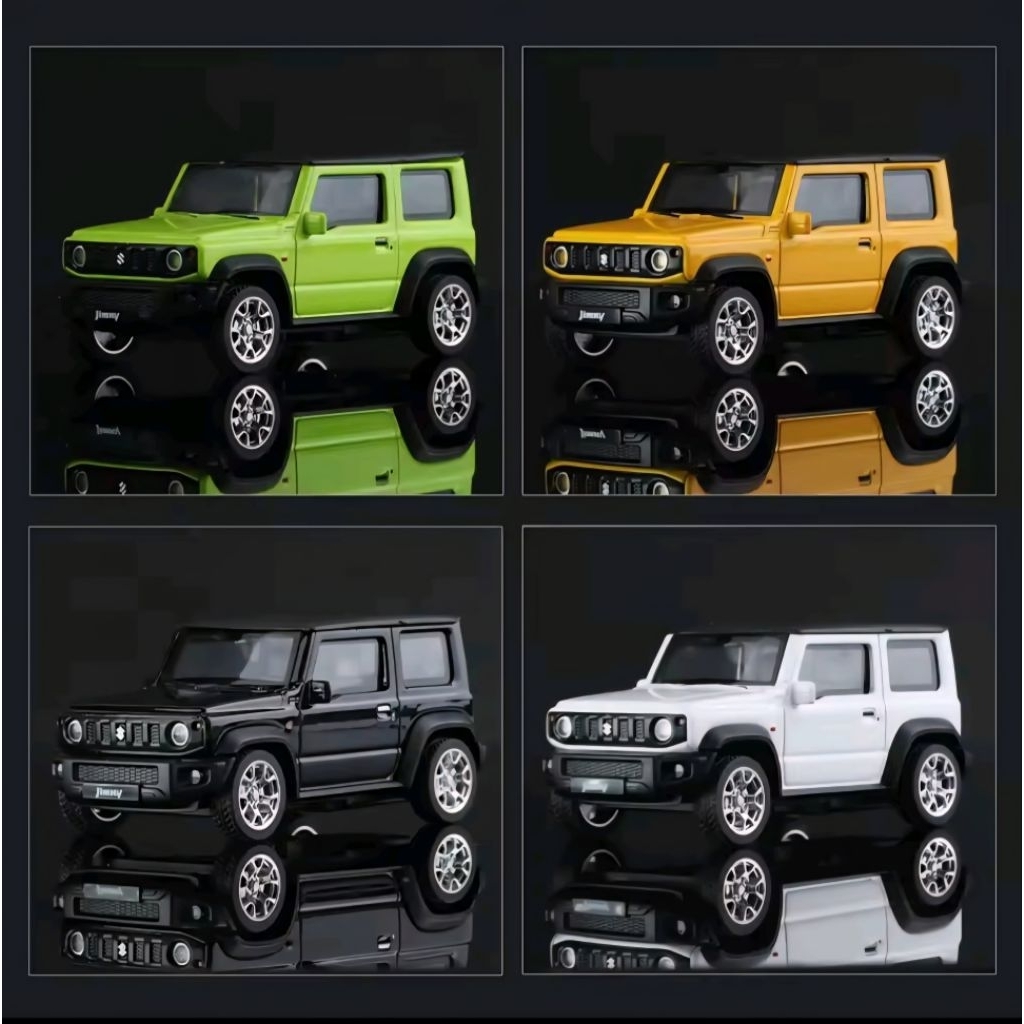 DIECAST MOBIL SUZUKI JIMNY 1:34 NIATUR MOBIL MAINAN KOLEKSI