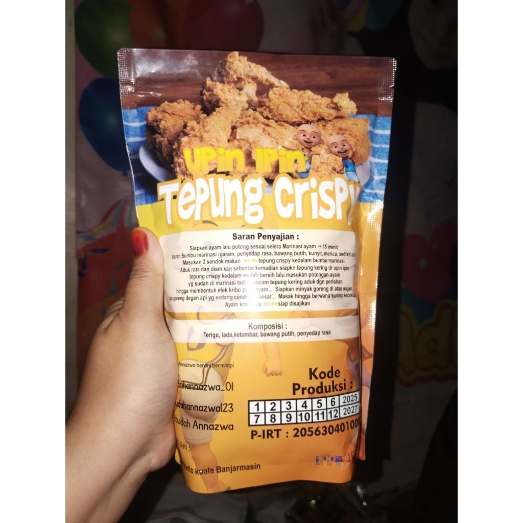 

Tepung crispi upin ipin Tepung bumbu serbaguna