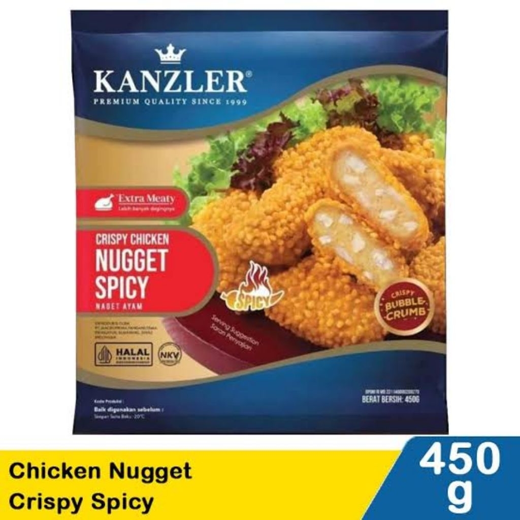 

KANZLER CRISPY SPICY CHICKEN NUGGET 450gr