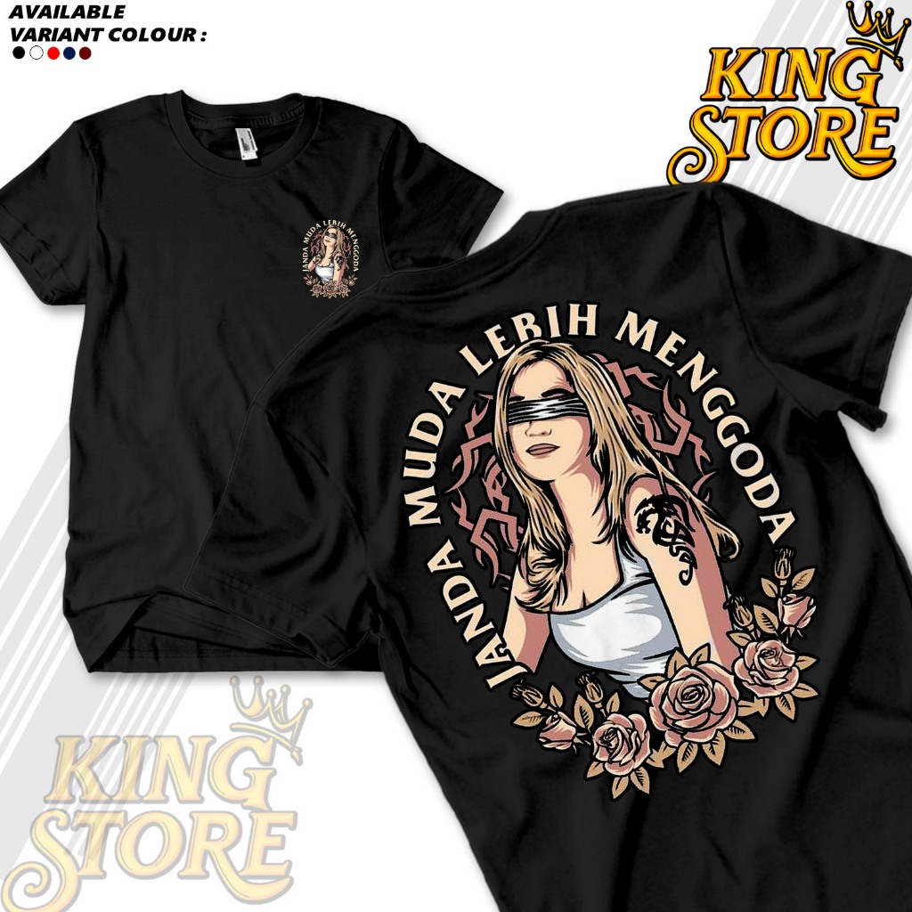 Kaos Janda Muda lebih menggoda Katun Combed 30s bisa bayar COD