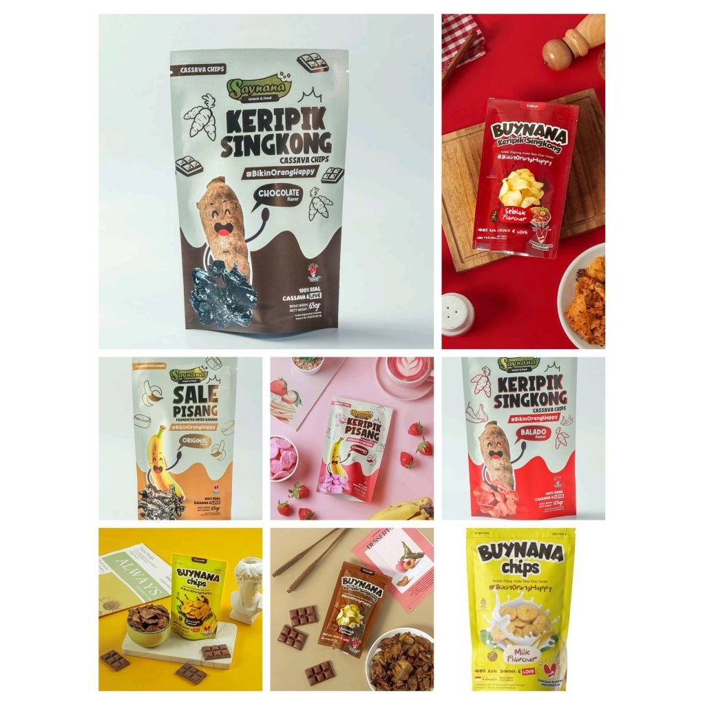 

BUYNANA Kripik pisang, singkong dan pisang sale