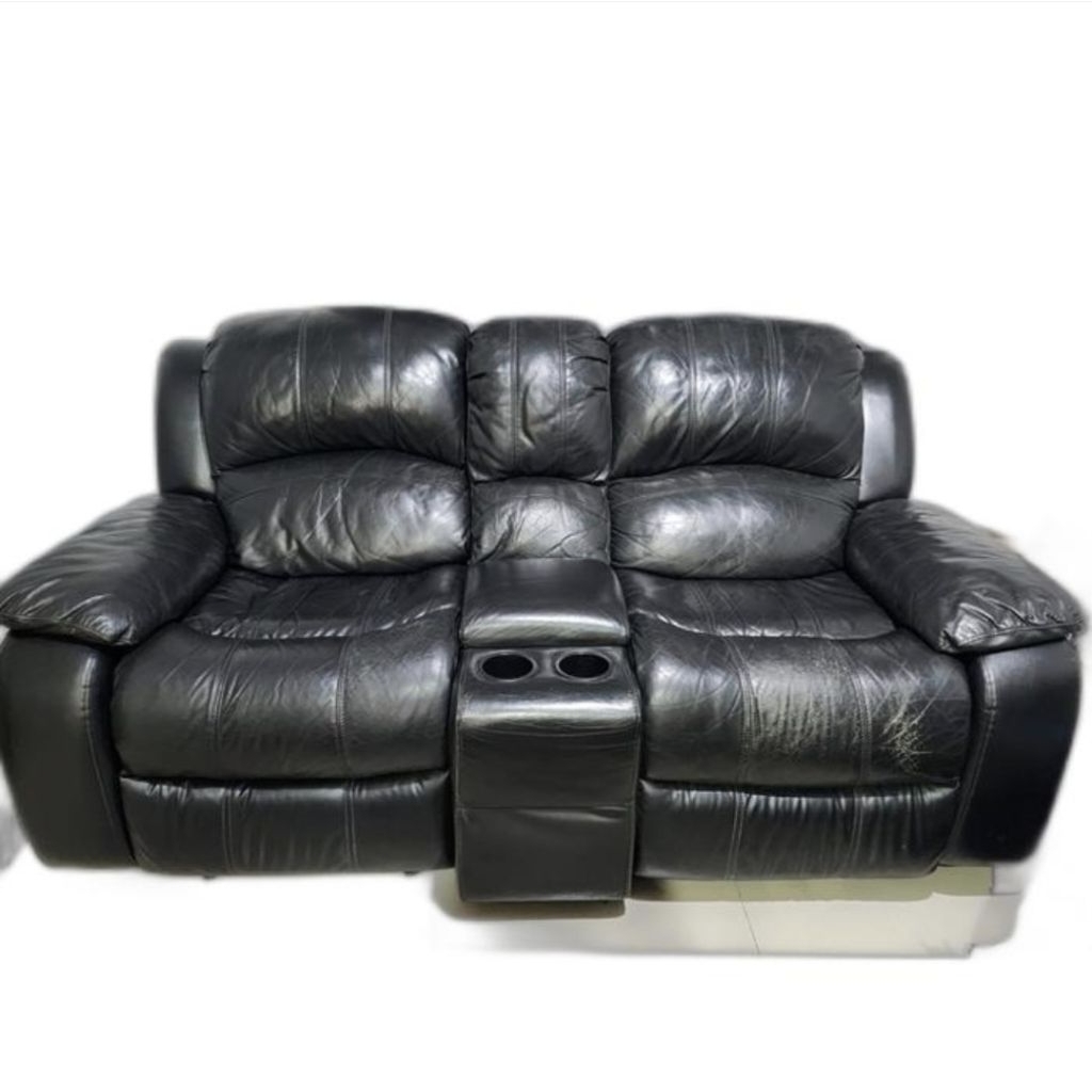Cheers sofa recliner 2 seat hitam..