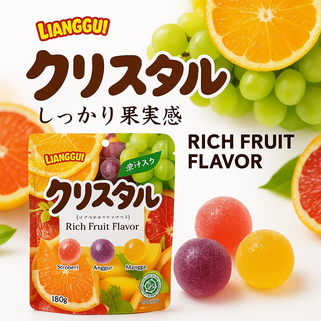 

Lianggui Permen Lunak Aneka Rasa Buah Camilan Imlek 108gr