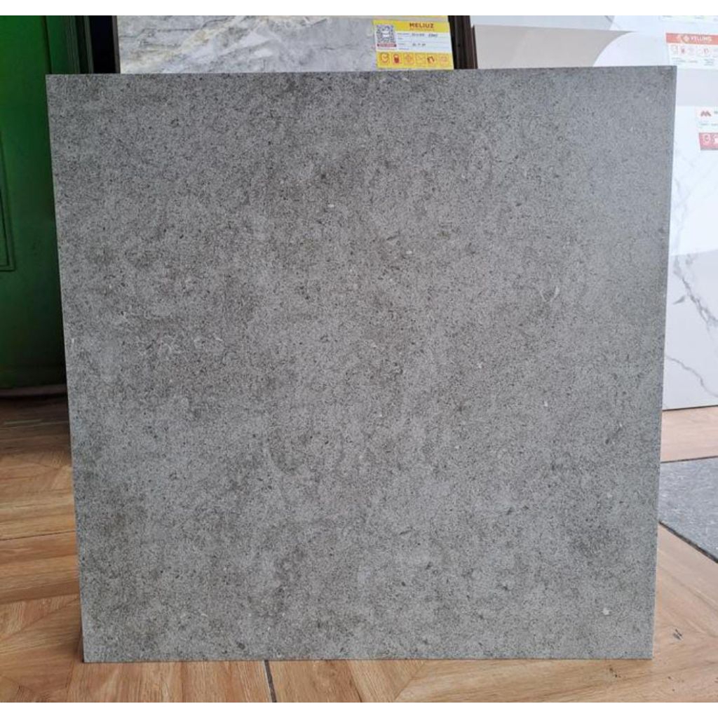 keramik lantai matt abu 50x50 INDUSTRIAL RECTIFIED- platinum