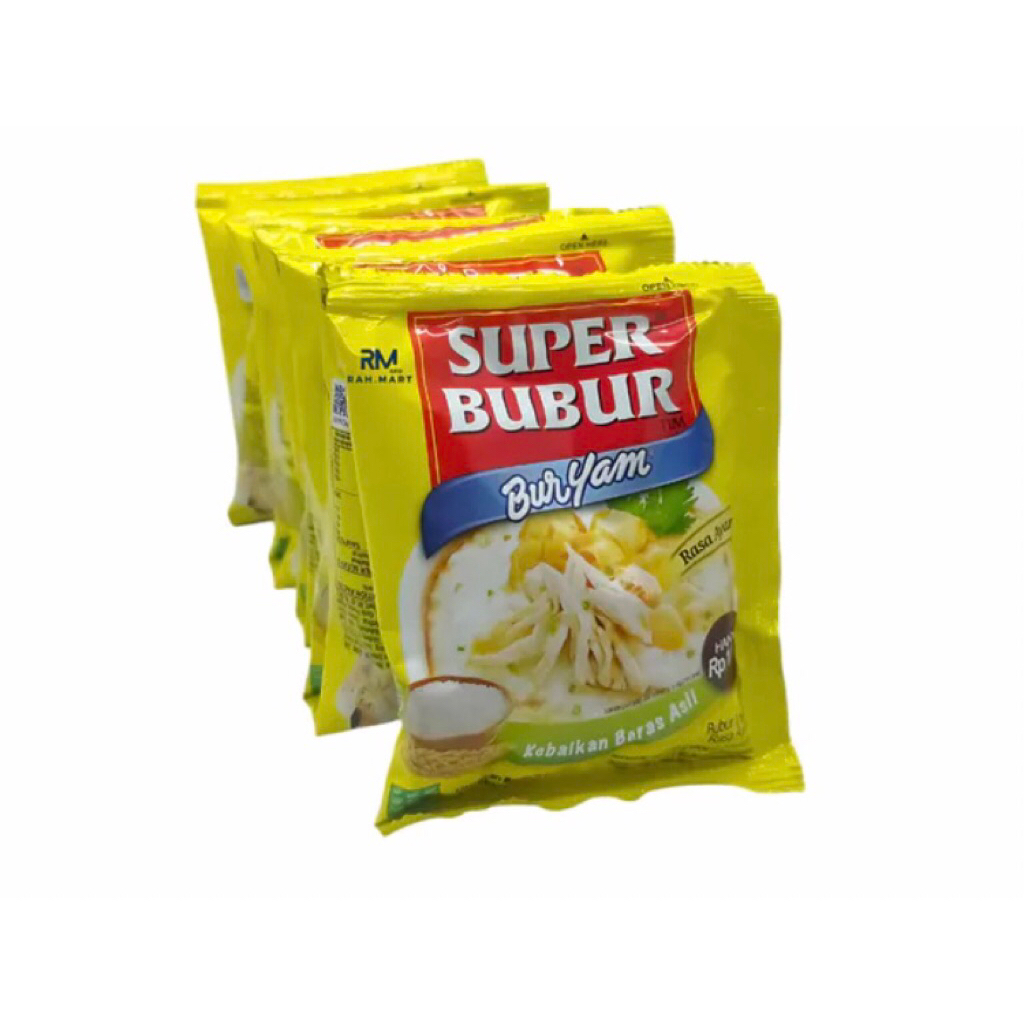 

Super Bubur Buryam Bubur Ayam Instan 22gr 1 Renceng isi 10 Sachet
