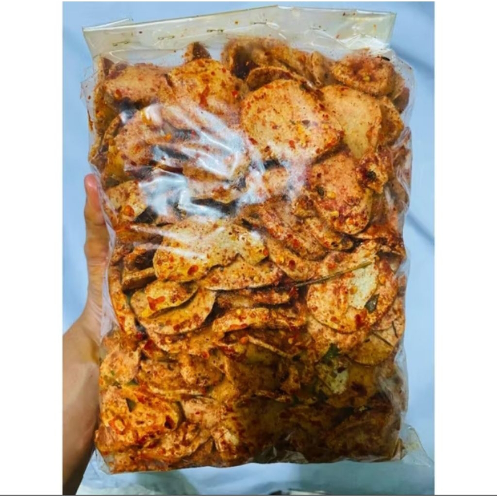 

Garingin| Basreng Viral Gurih Pedas Pedas Daun Jeruk| Oleh Oleh Khas Tegal