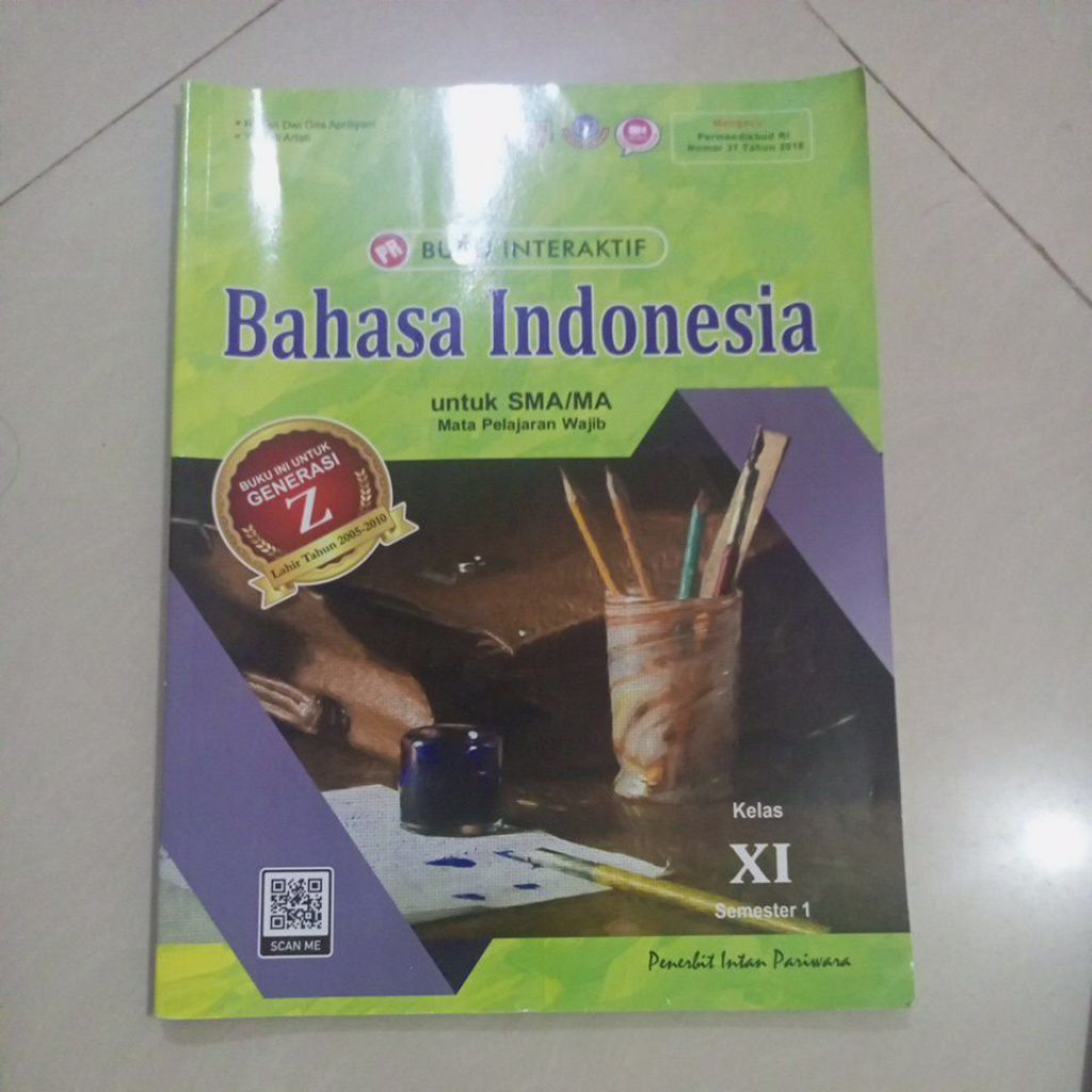 BUKU PR/LKS INTERAKTIF BAHASA INDONESIA KELAS 11 INTAN PARIWARA