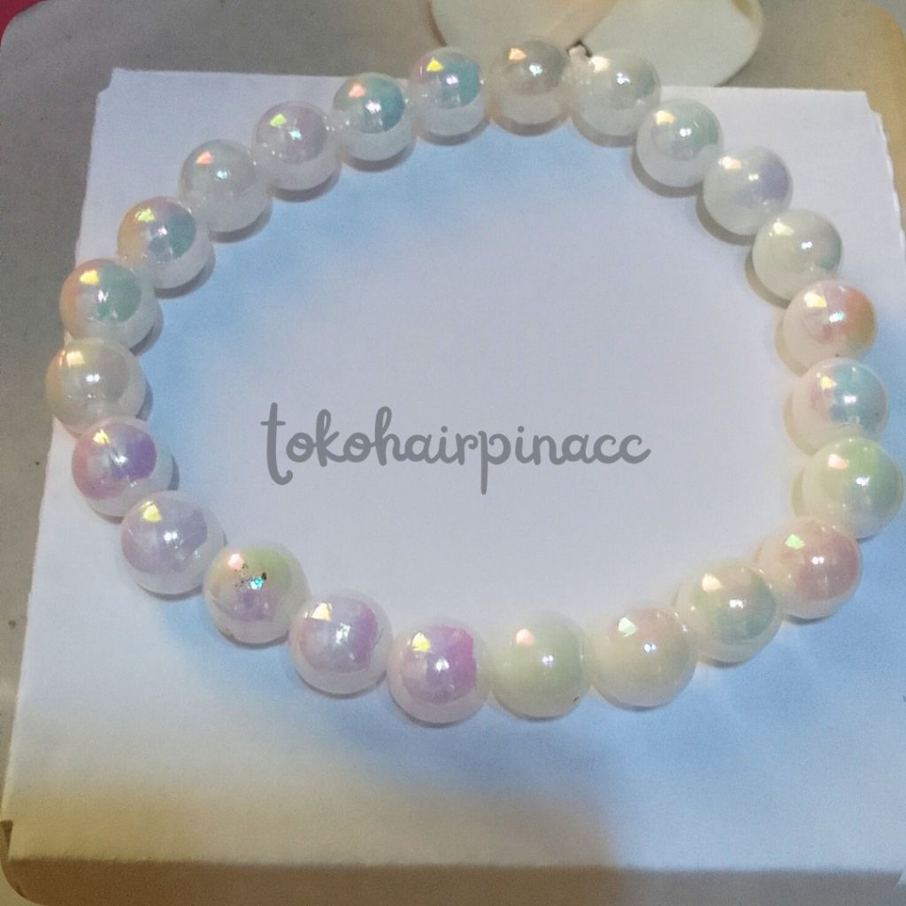 [BELI 2 GRATIS 1] Gelang Mutiara Manik-manik Wanita Desain Elegan | Gelang Mutiara 6mm