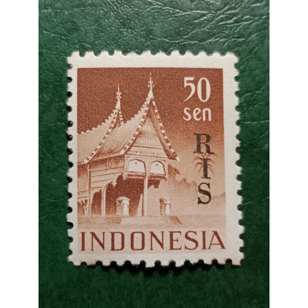 

Prangko Indonesia 50 sen CT RIS tahun 1950 UN USED