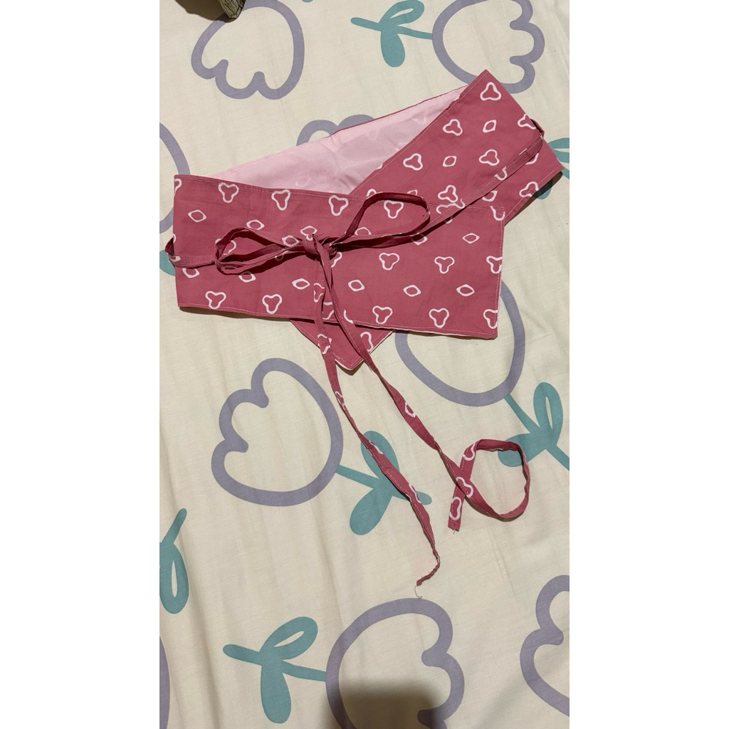 obi belt batik pink