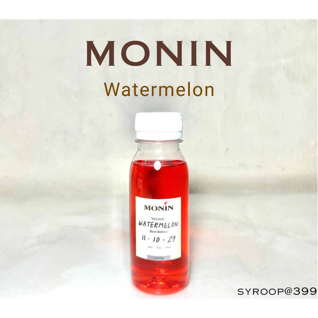 

Monin Syrup Repack Watermelon Coffee Sirup 30ml 50ml 100ml