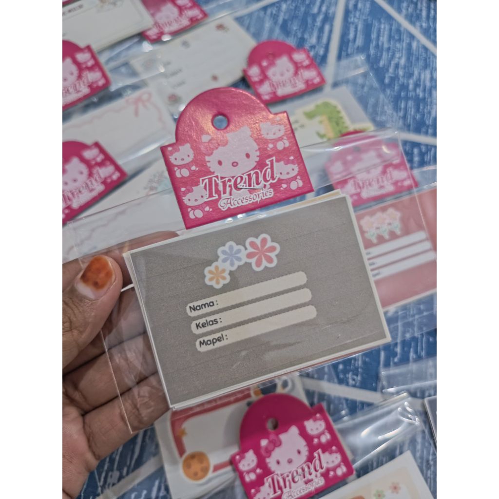 

label stiker buku The Naura Label ( untuk pilihan beri di catatan sebelum checkout)